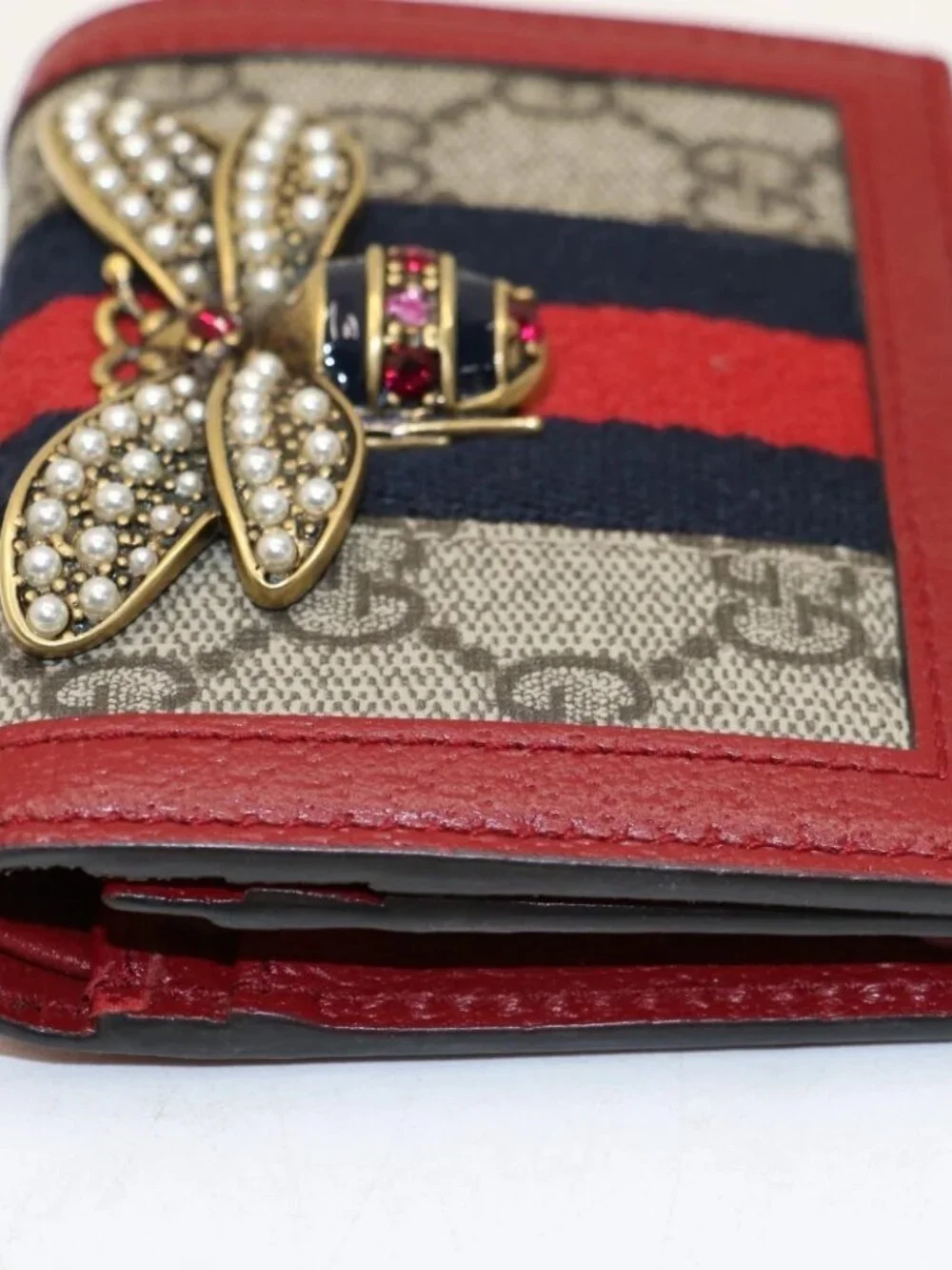 Gucci GG Supreme Queen Margaret Card Case